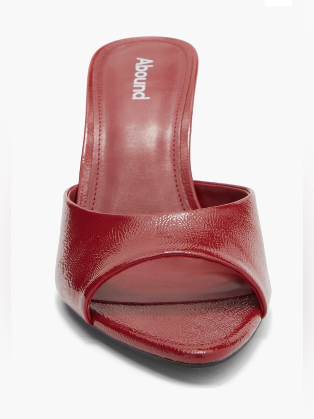 Abound Orchid Burgundy Pointed Toe Slide Sandal NWT Size 9 - Picture 4 of 11
